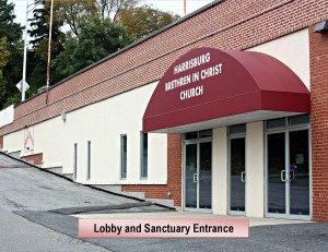 Lobby and Sanctuary Entrance