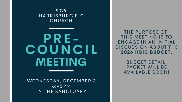 Council and Pre-Council Meeting Slides